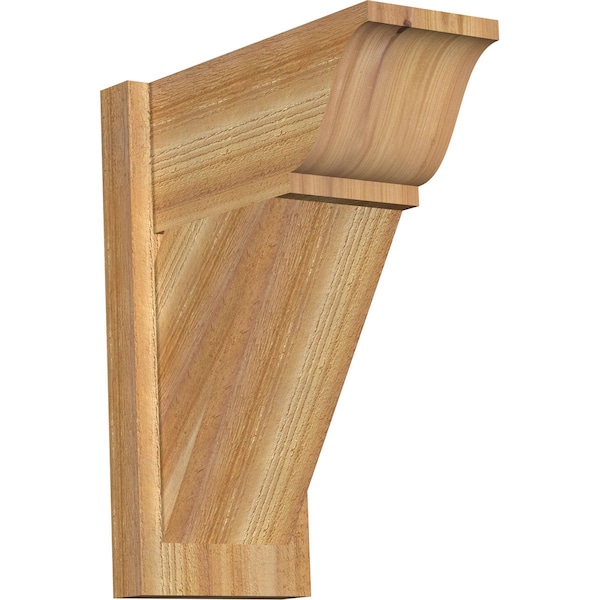 Ekena Millwork Traditional Traditional Rough Sawn Outlooker, Western Red Cedar, 8"W x 16"D x 20"H OUT08X16X20TRA01RWR - main